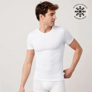 Camiseta t&eacute;rmica hombre manga corta polar afelpada