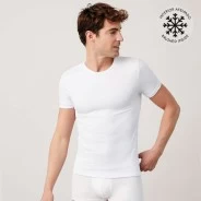 Camiseta t&eacute;rmica hombre manga corta polar afelpada