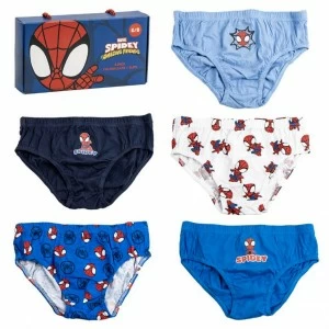 Slip ni&ntilde;o algod&oacute;n Spiderman pack x 5