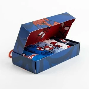 Slip ni&ntilde;o algod&oacute;n Spiderman pack x 5