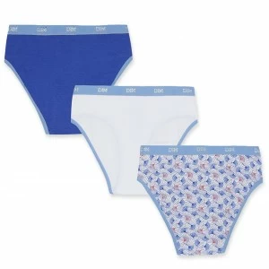 Braga bikini ni&ntilde;a pack x 3 estampada algod&oacute;n