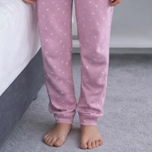 Pijama ni&ntilde;a manga larga cerezas