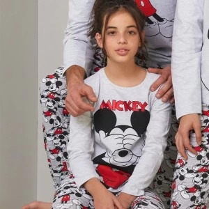 Pijama ni&ntilde;a algod&oacute;n Mickey