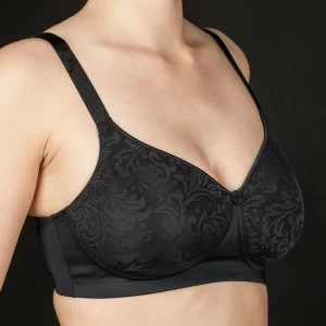 Sujetador prot&eacute;sico sin aro en tejido jacquard