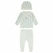 Conjunto interior bebe algod&oacute;n 3 piezas
