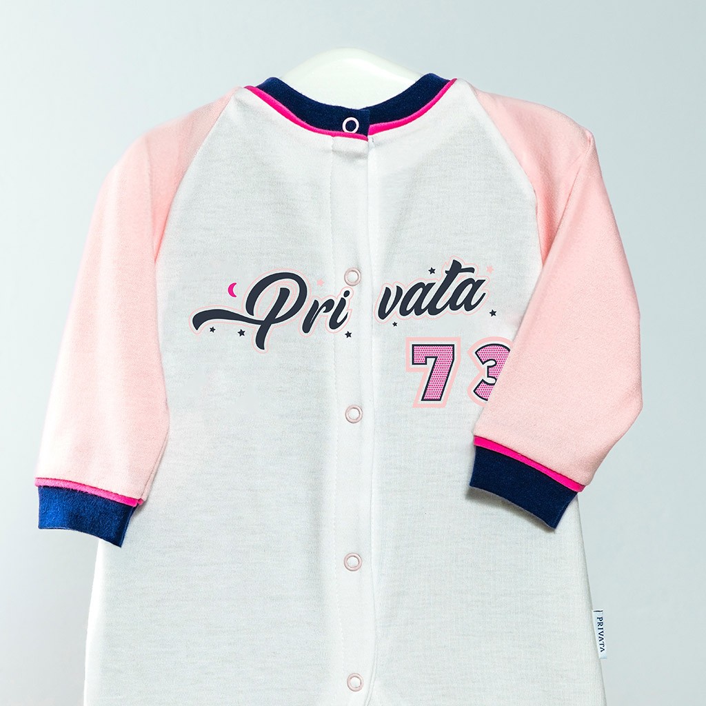 Pelele bebé largo abierto delante