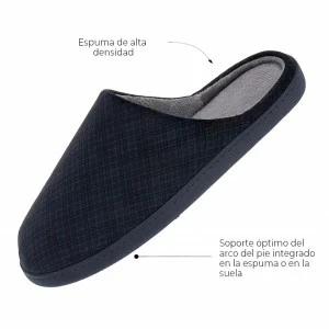 Zapatilla Velour hombre abierta suela anat&oacute;mica.