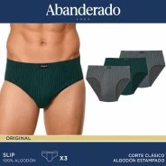 Slips estampados pack 3 algod&oacute;n