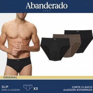 Slips estampados pack 3 algod&oacute;n