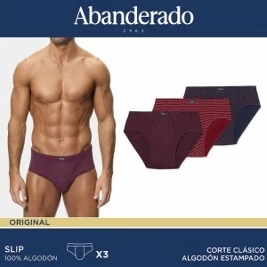Slips estampados pack 3 algod&oacute;n