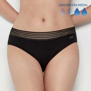 Braga menstrual algod&oacute;n corte bikini