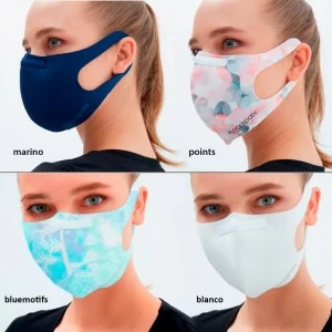 Mascarilla unisex reutilizable interior algod&oacute;n.