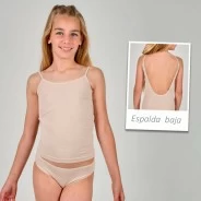Conjunto comuni&oacute;n camiseta espalda baja y braga