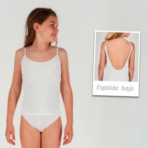 Conjunto comuni&oacute;n camiseta espalda baja y braga