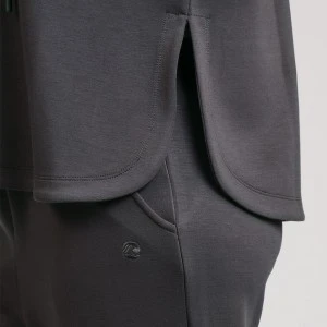 Sudadera mujer corte recto con capucha