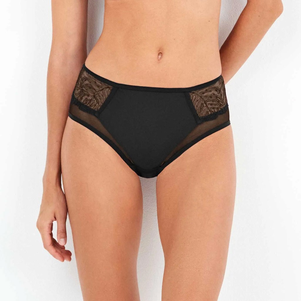 Braga alta mujer transparencias encaje