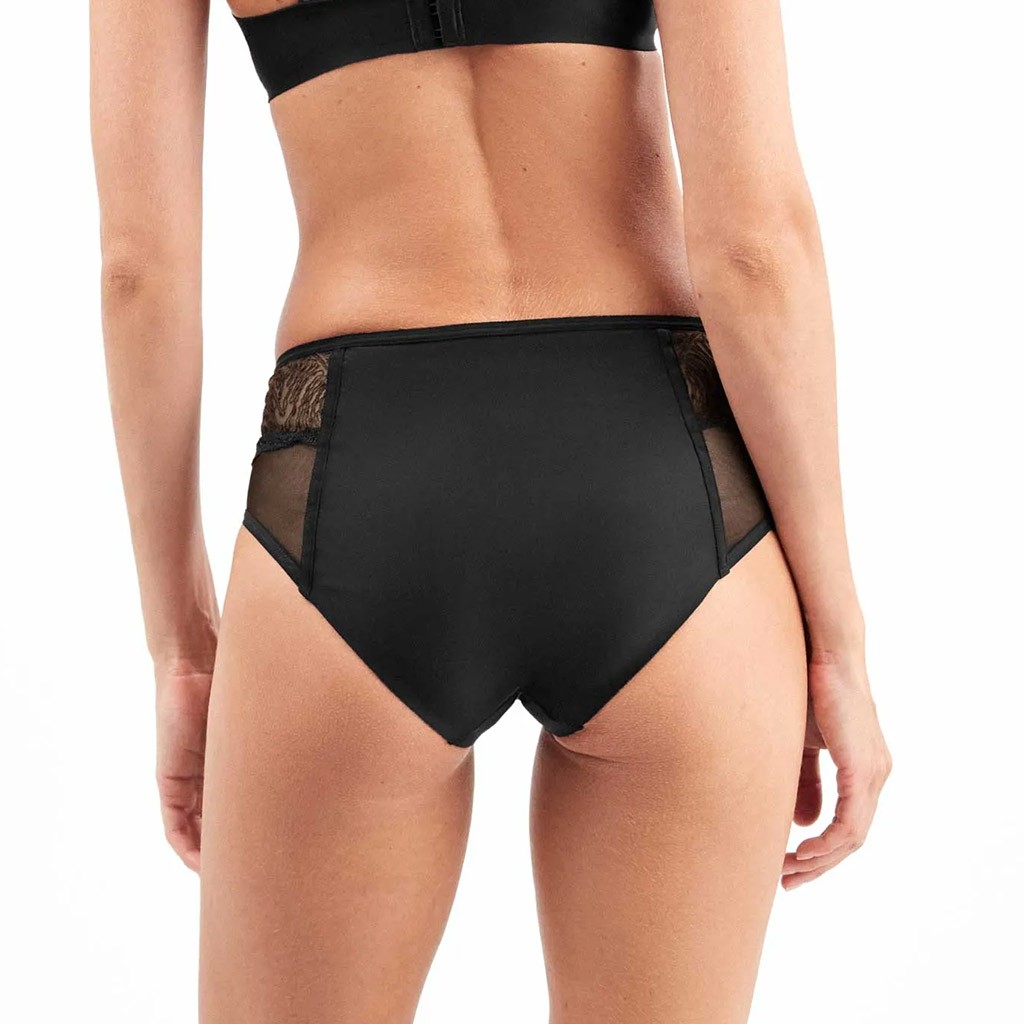 Braga alta mujer transparencias encaje