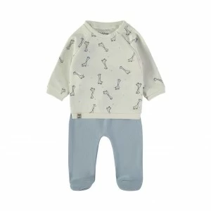 Conjunto beb&eacute; dos piezas algod&oacute;n estampado