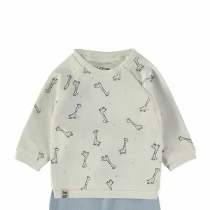 Conjunto beb&eacute; dos piezas algod&oacute;n estampado