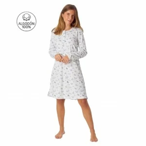 Camis&oacute;n estampado con cuello botones
