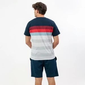 Pijama manga corta hombre algod&oacute;n