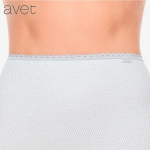Braga alta mujer algod&oacute;n estampado logo bordado