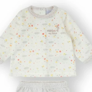 Pijama fantas&iacute;a de bebe 2 piezas flowers
