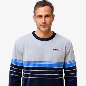 Pijama largo hombre tundosado