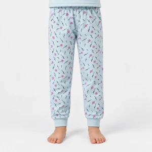 Pijama ni&ntilde;a tejido terciopelo estampado