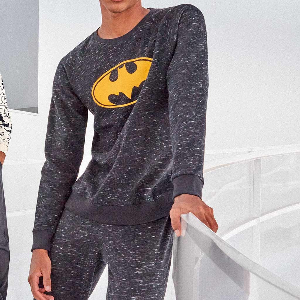 Pijama hombre manga larga Batman