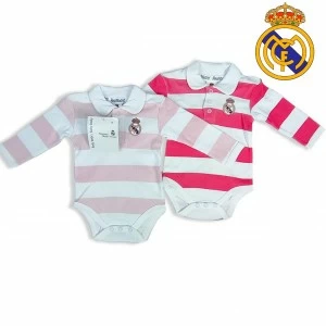 Body bebe pack 2 manga larga cuello polo