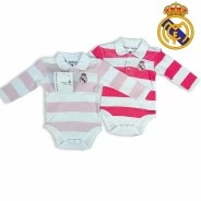 Body bebe pack 2 manga larga cuello polo