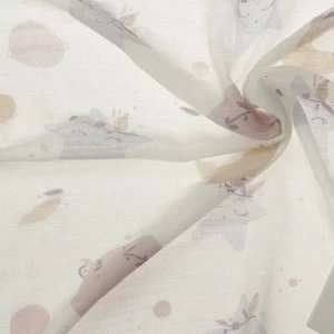 Gasa muselina bebe de algod&oacute;n estampado gatos