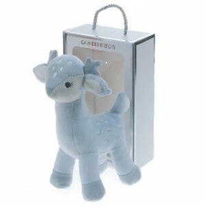 Peluche bebe ciervito en caja de regalo.
