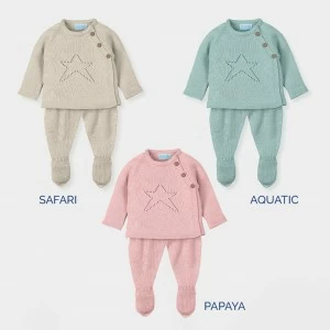 Conjunto beb&eacute; dos piezas manga larga