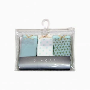 Braga bikini algod&oacute;n el&aacute;stico fantas&iacute;a Pack x3