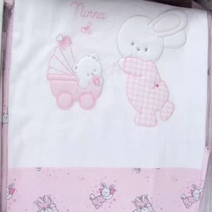 Juego de Edred&oacute;n y chichonera en ba&uacute;l de regalo