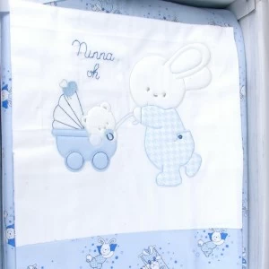 Juego de Edred&oacute;n y chichonera en ba&uacute;l de regalo
