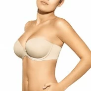 Sujetador sin tirantes con relleno copa B Dana