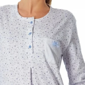 Camis&oacute;n estampado mujer manga larga