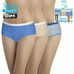 Culotte cinturilla goma vista pack 3 l&iacute;nea pockets