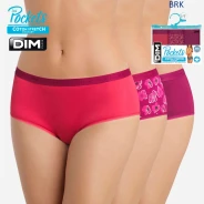 Culotte cinturilla goma vista pack 3 l&iacute;nea pockets