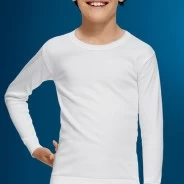 Camiseta interior termal lisa manga larga