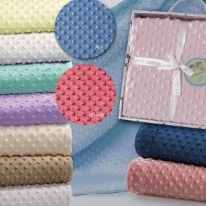Manta topos extra suave para bordar 80x110