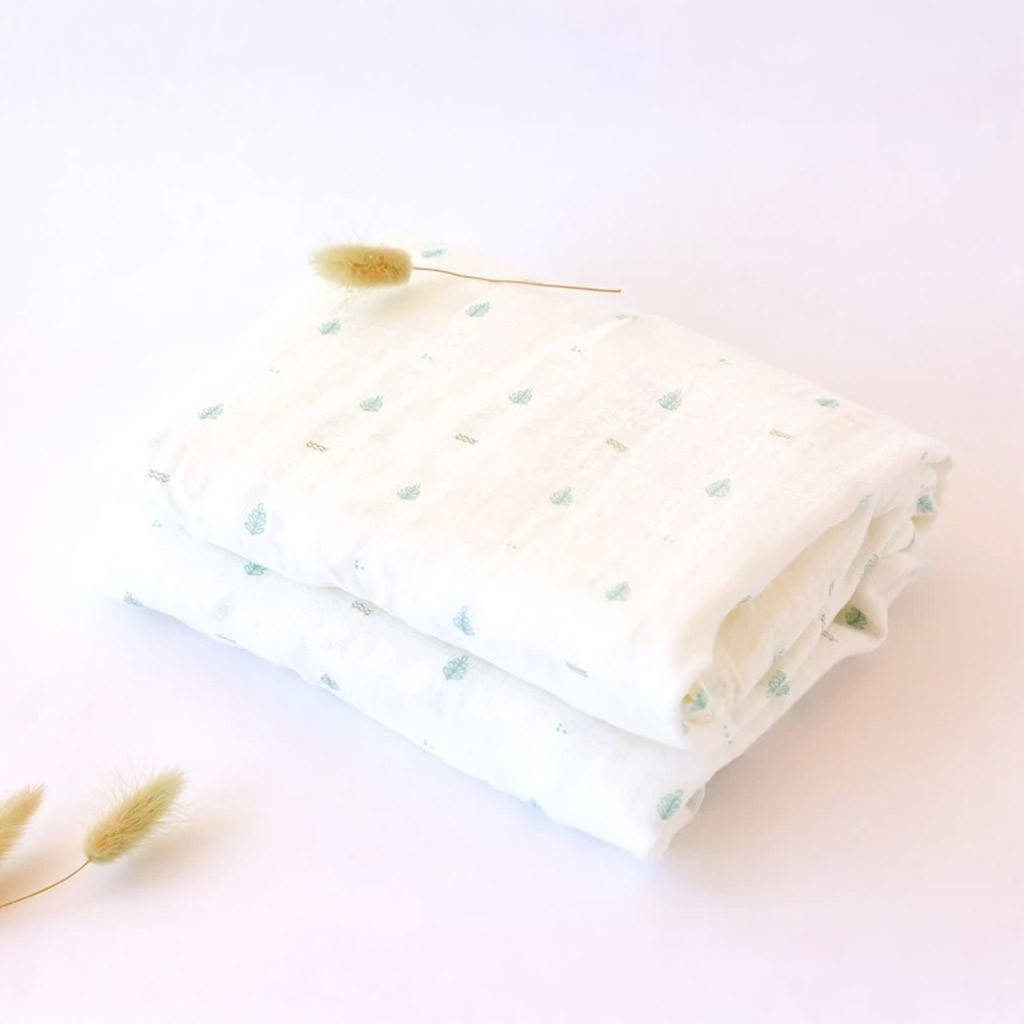 Muselina bebe bambu 120 x 120 coleccion salvia