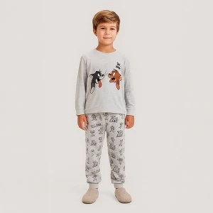Pijama infantil manga larga Tom y Jerry