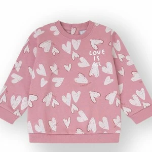 Chadall bb con Sudadera Rosa Estampada y pantal&oacute;n 