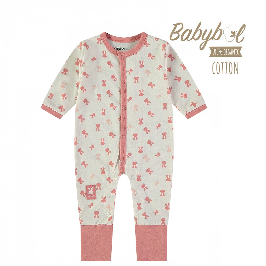 Pelele beb&eacute; manga larga estampado