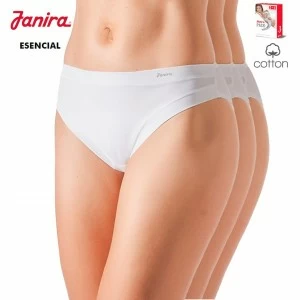 Braga bikini mujer x3 algod&oacute;n Brislip Esencial 