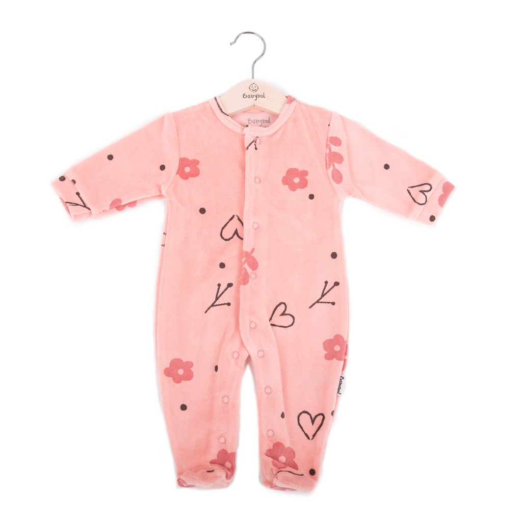 Pelele pijama bebe manga larga tundosado